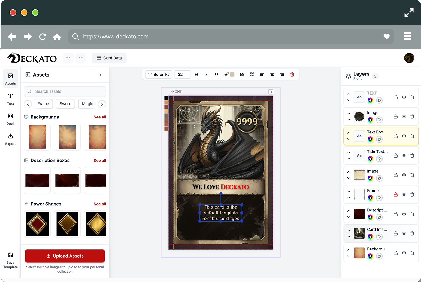 Design Editor Interface